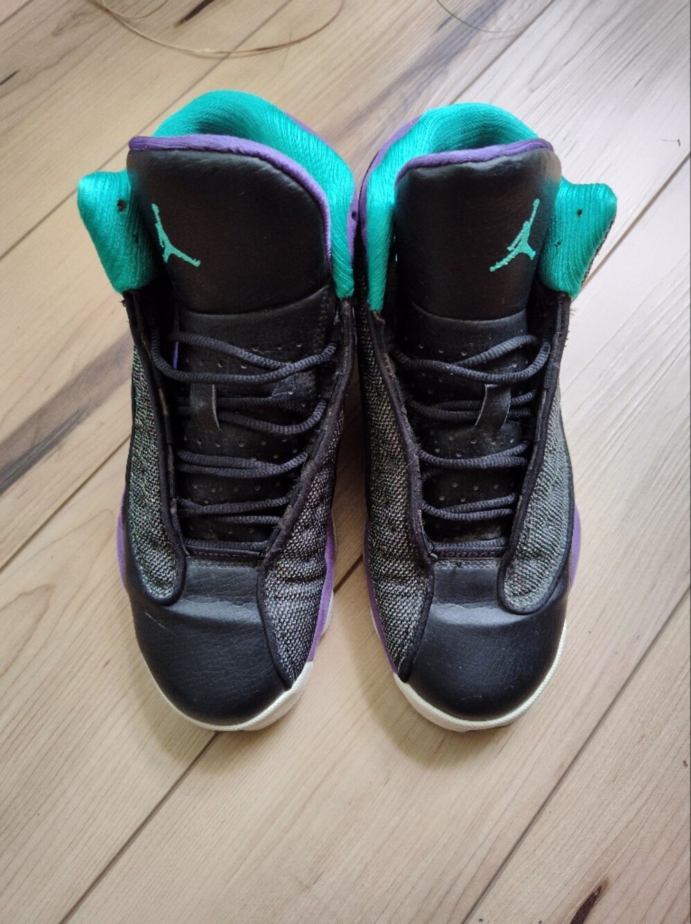 Air Jordan 13 Retro GS "Violet Teal" aka the "Grape" colorway Size 4.5
